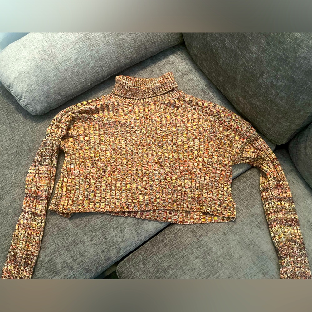 F21+ CROPPED TURTLENECK SWEATER (2)